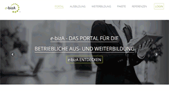 Desktop Screenshot of e-biza.de